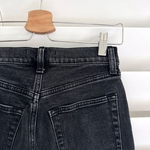 Abercrombie Fitch Curve Love 90’s Slim Straight Ultra High Rise Jeans 25/0 Short - Picture 11 of 16